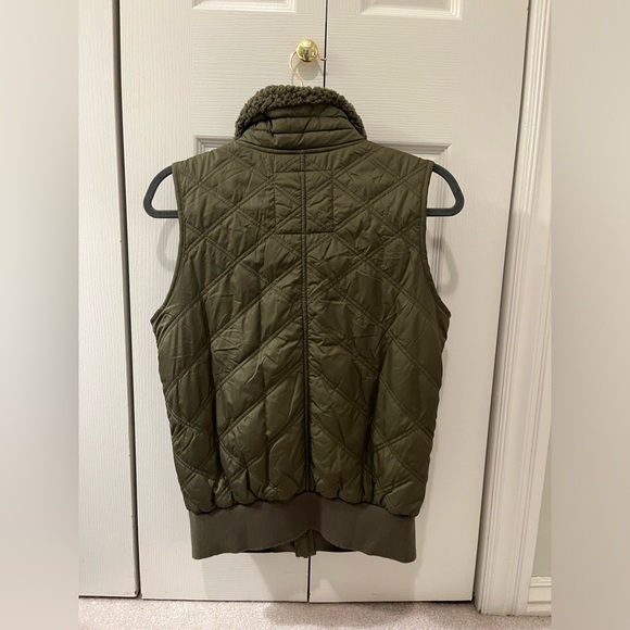 Prana Esla Quilted Fleece Vest green size small - Picture 3 of 5